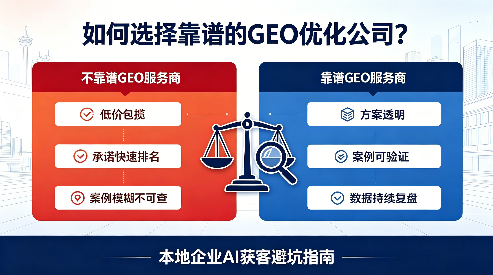 东台如何选择靠谱的GEO优化公司？本地企业AI获客避坑指南